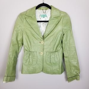 Doma leather jacket blazer